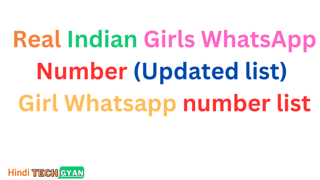 Girl whatsapp number list